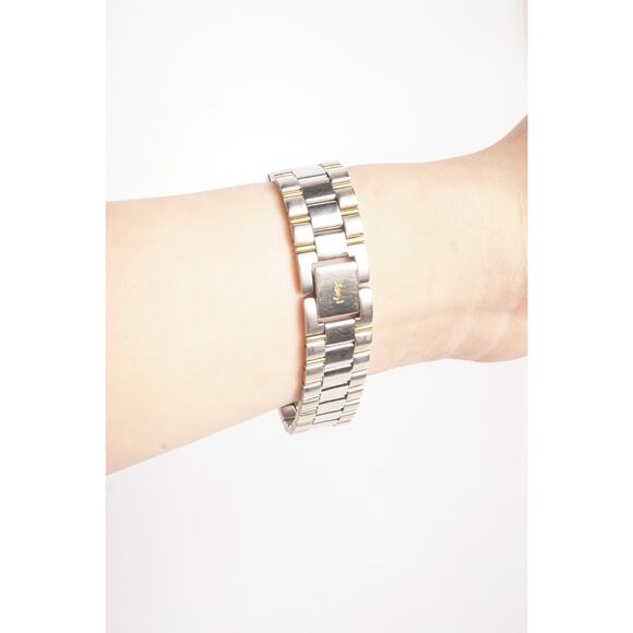 Yves Saint Laurent Blue Dial Two Tone Quartz Watch - Picture 2 of 5